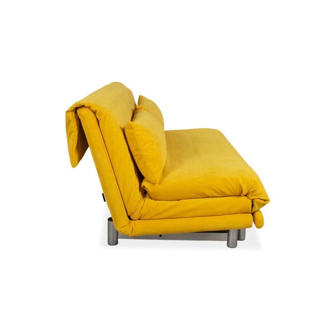 Yellow Fabric Multy Three-Seater Sofa with Manual Sleeper Function from Ligne Roset For Sale - Image 5 of 11