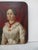 Textile Early 19th British Provencial Portrait on Canvas For Sale - Image 7 of 12