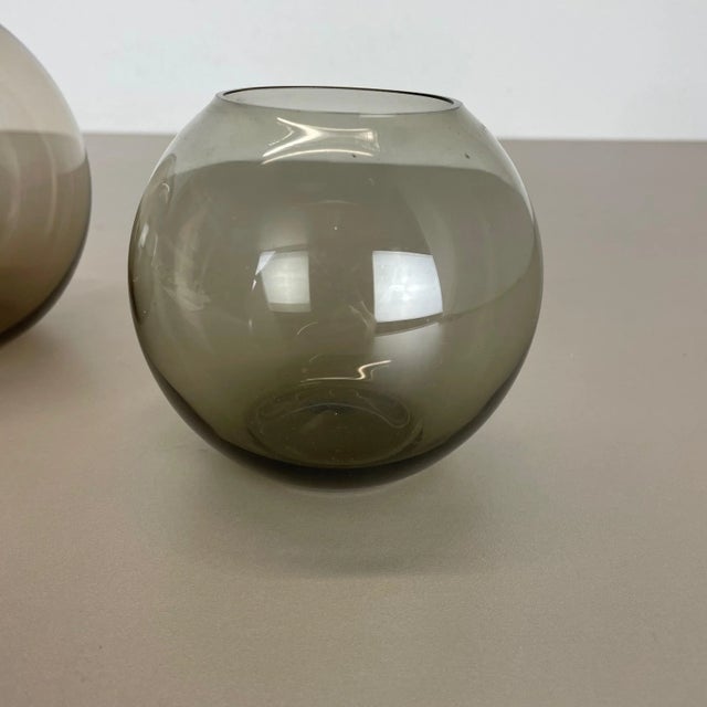 Turmalin Ball Vases attributed to Wilhelm Wagenfeld for WMF, Germany, 1960s, Set of 2 For Sale - Image 10 of 18