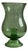 Green Blown Glass Candleholder from the Biot Glassworks For Sale