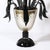 Mid-Century Expansive Leaf Form Handblown Murano Glass & 24kt Gold Fleck Uplight For Sale - Image 4 of 18