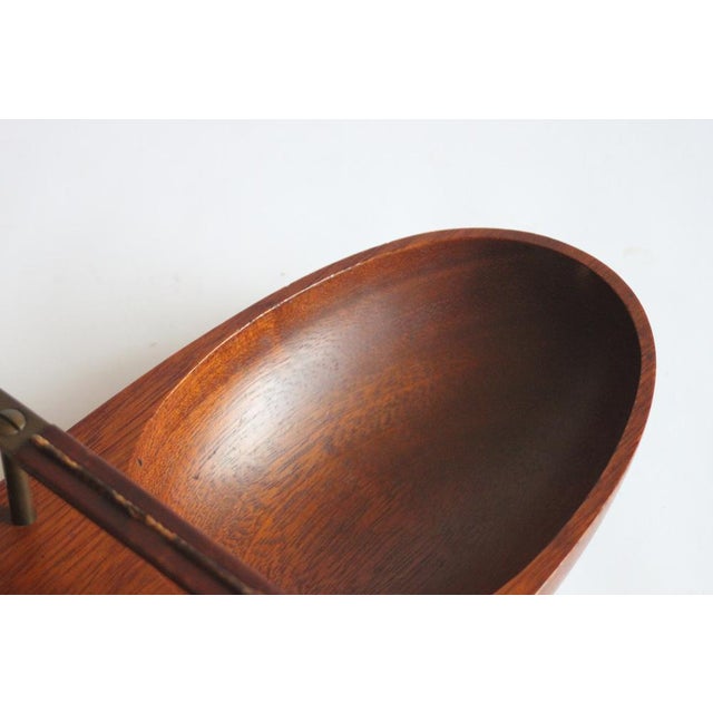 Wooden Model 451 Bowl from Werkstätte Carl Auböck, Vienna, Austria, 1950s For Sale - Image 16 of 18