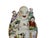 1960s Large Vintage Chinese Famille Rose Porcelain 11.25" Laughing Buddha 5 Children Statue China 1960s-1980s For Sale - Image 5 of 8