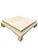White Vintage Henredon Faux Goatskin Coffee Table Decorative Modern Design Large Low Table For Sale - Image 8 of 10