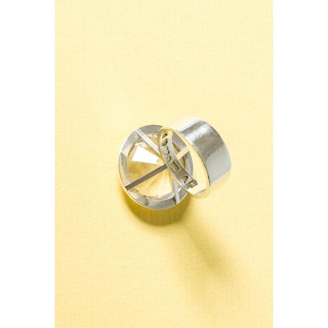 Modern Rock Crystal Ring by Anders Högberg, 1966 For Sale - Image 6 of 7