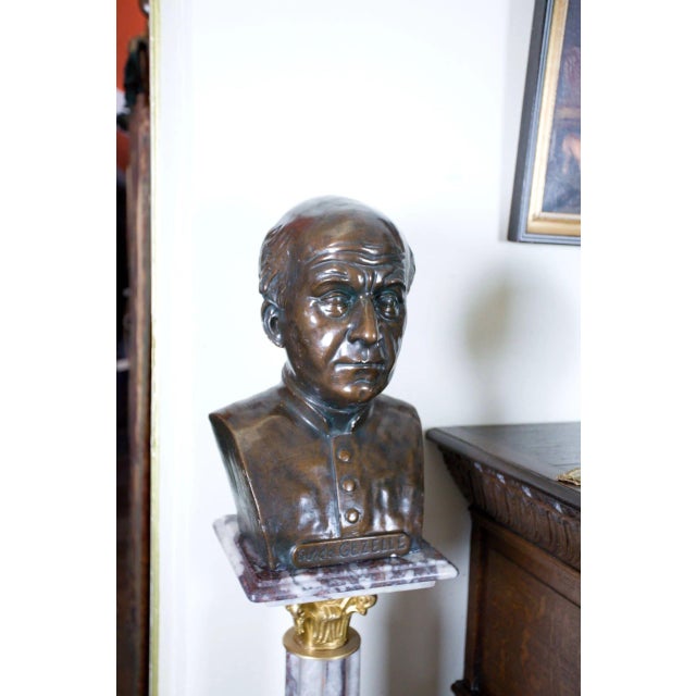 Sculpture Materials Large Bust of a Man For Sale - Image 7 of 7