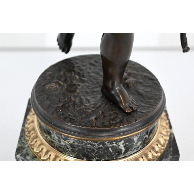 Cupidon Bronze Sculpture in the style of L.S. Boizot, 19th-Century For Sale - Image 10 of 18