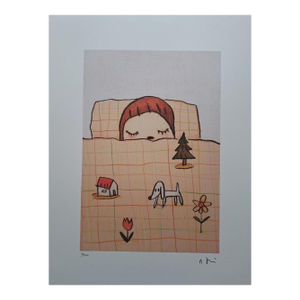 After Nara Yoshitomo, Sleeping Girl, 1990s, Limited Edition Lithograph