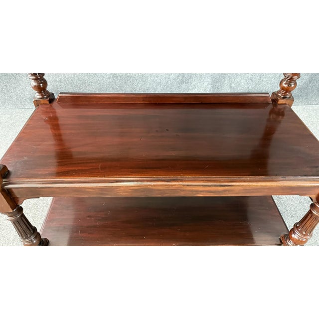 19th Century Mahogany 3-Tier Dining Server For Sale In Raleigh - Image 6 of 16