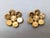 Metal Vintage 1992 Signed Napier Pastel Cabochons Pierced Earrings- 2 Pieces For Sale - Image 7 of 7