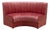 Matthew Izzo Home Estelle Berry Velvet Curved Banquette Sofa For Sale