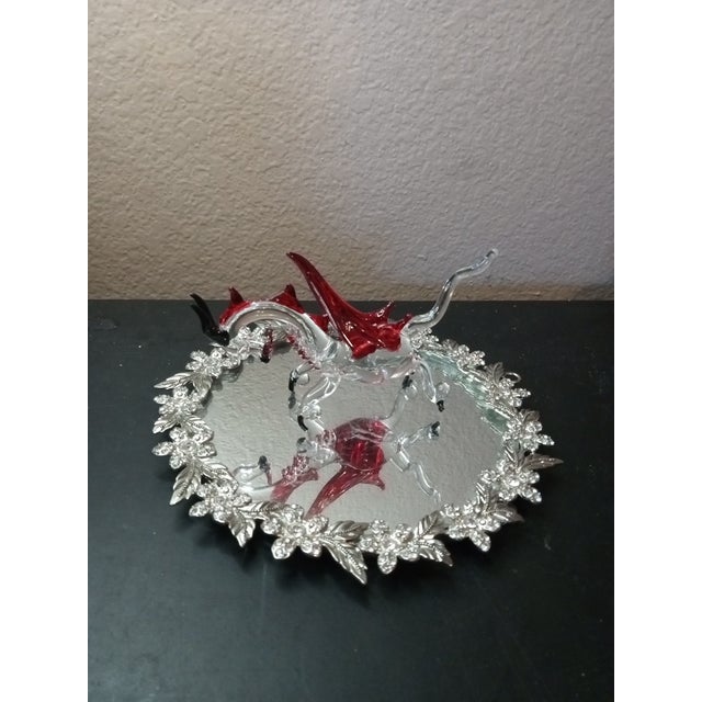 Glass 1980s Exquisite Signed Liuli Tittot Limited Edition Whimsical Unicorn Figurine For Sale - Image 7 of 8