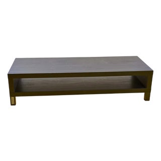 Dark Wood Coffee Table For Sale