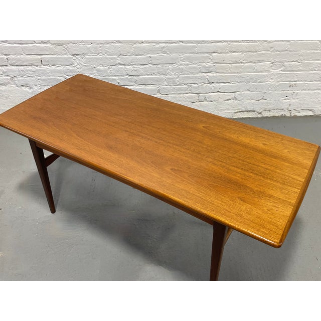 Brown Mid Century Modern Danish Convertible Coffee Table - Desk - Dining Table – Vintage Space Saving Furniture, C. 1960's For Sale - Image 8 of 12