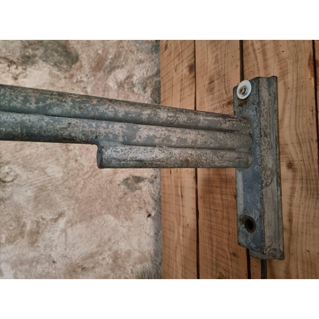 Vintage Street Wall Light in Metal and Glass, 1950s For Sale - Image 4 of 15