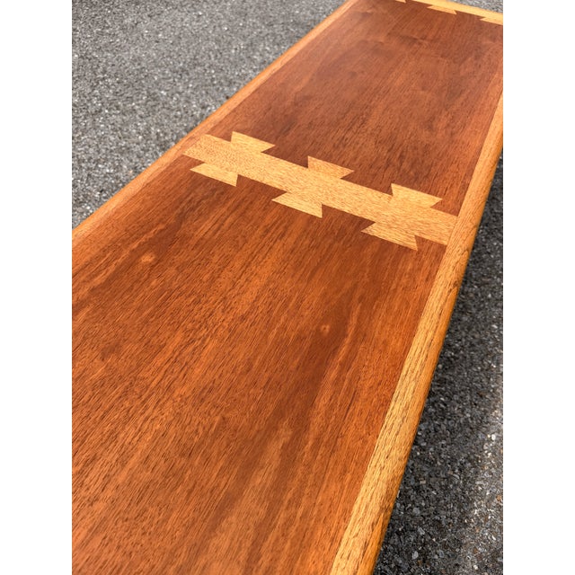 Wood 1960s Lane Acclaim XL Dovetail Coffee Table For Sale - Image 7 of 7