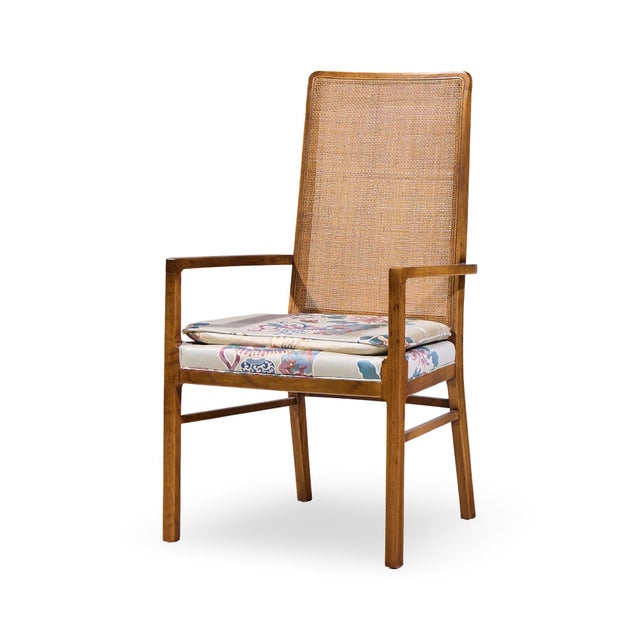 Founders Style Mid Century Oak and Cane Dining Chairs - Set of 6 For Sale - Image 12 of 17
