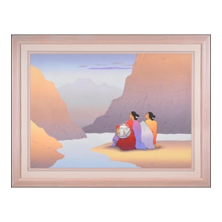 Late 20th Century Woman From Salt River Figurative Lithograph R. C. Gorman For Sale
