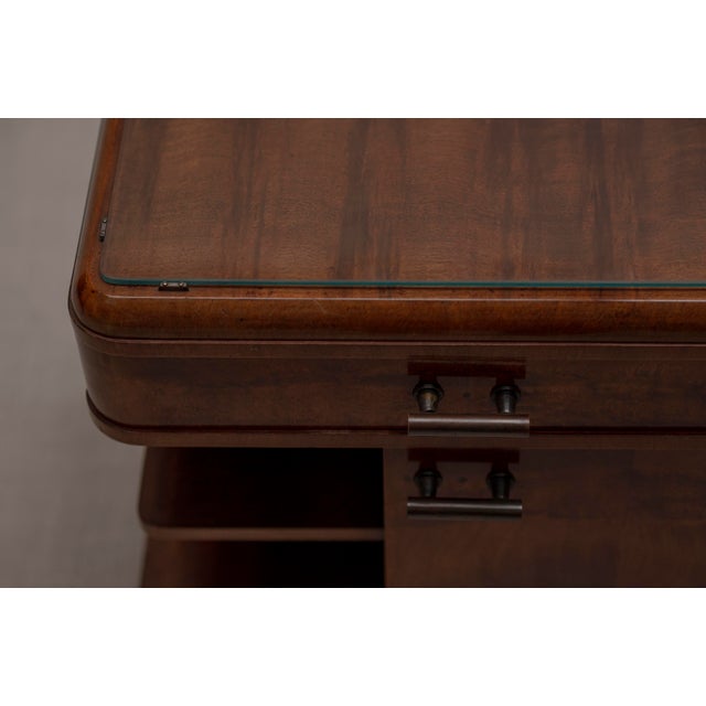 Vintage Art Deco Burl Wood Side Tables, 1930s, Set of 2 For Sale - Image 9 of 14