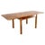 Swedish Mid-Century Modern Burl Wood Refectory Extending Dining Dinette Table For Sale - Image 9 of 13