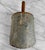 Antique Primitive Farmhouse Pine & Galvanized Steel Barn Feed Ice Scoop For Sale - Image 10 of 10