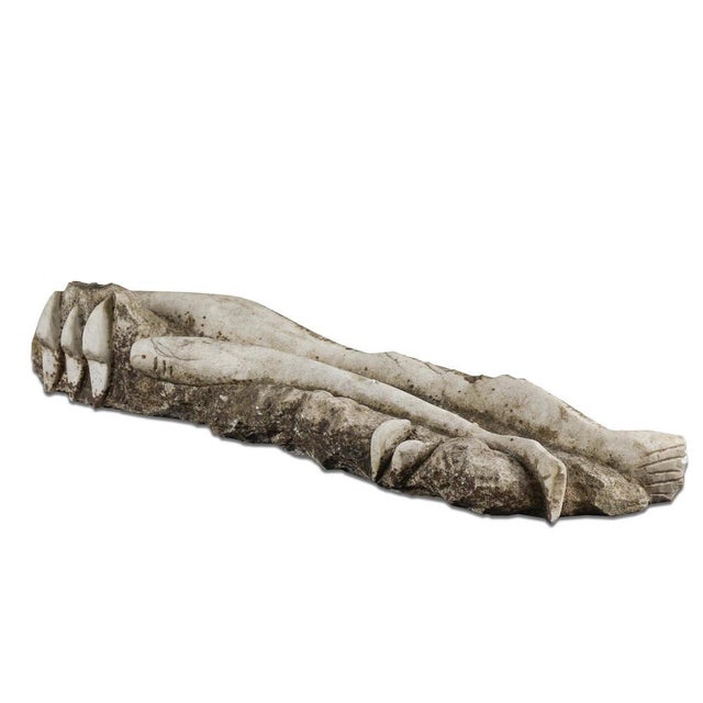 Sculpture of Two Fish in Stone by Zardo R., 20th Century For Sale - Image 4 of 8