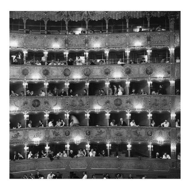 La Fenice, Silver Gelatin Fibre Print, 1954 For Sale