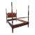 19th Century Federal Style Mahogany Poster Three Quater Size Bedframe For Sale