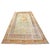 Antique Turkish Khotan Wool 6X12 Green, Orange & Blue Handmade Gallery Rug #9902946 For Sale In Houston - Image 6 of 18
