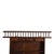An antique oak display rack, likely dating to circa 1910, crafted from quarter-sawn oak with a rich, dark finish. This...