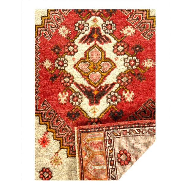 Traditional Pasargad DC Antique Turkish Oushak Rug For Sale - Image 3 of 3