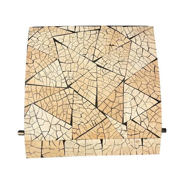 Late 20th Century R & Y Augousti Tessellated Coconut Shell Jewelry Box For Sale - Image 5 of 8