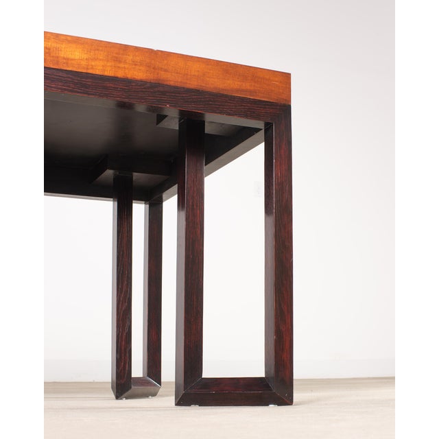 Therien Studio Workshops Normandie Oak Games or Center Table For Sale - Image 11 of 18