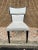 Four Costantini Pietro Italian Ebonized Wood and Upholstered Back and Seat Side Chairs. Sturdy and comfortable Upholstery...