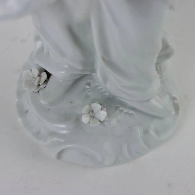 Antique Porcelain Figure of Oriental Man For Sale - Image 6 of 9