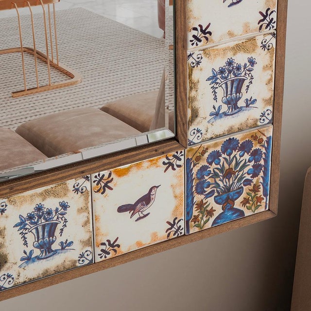 April Decorative Wall Mirror For Sale - Image 3 of 6