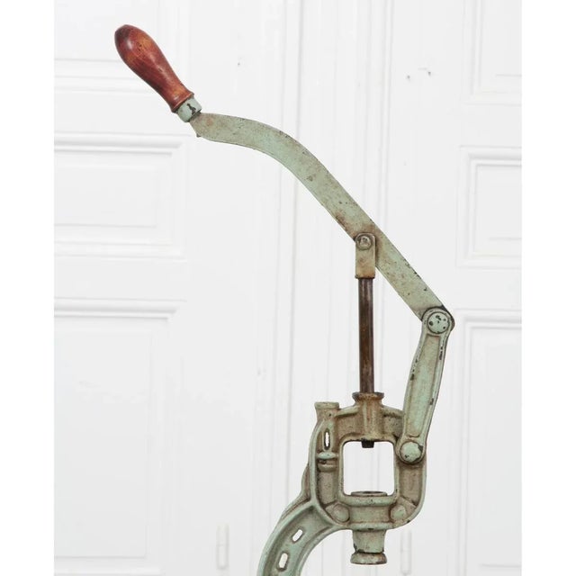 Wood French 19th Century Cast Iron Wine Bottle Corker For Sale - Image 7 of 7