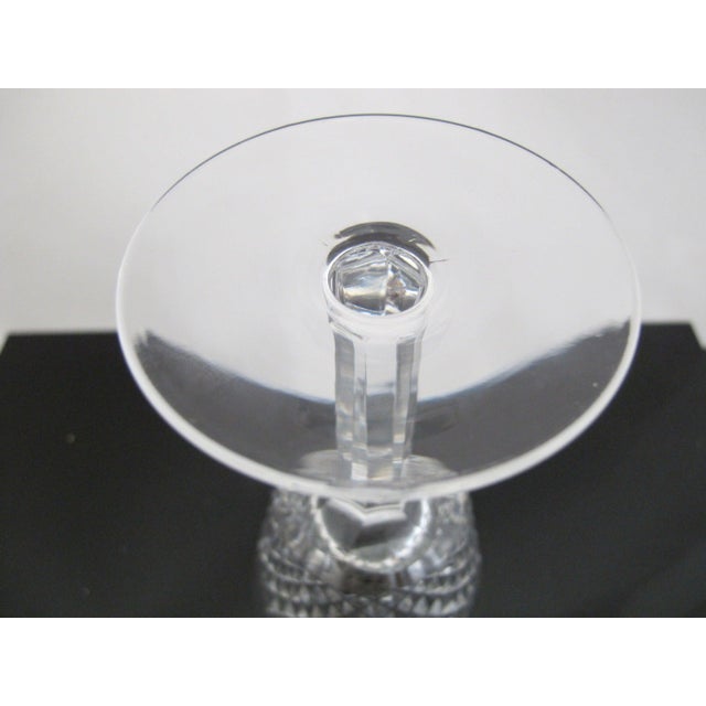 Late 20th Century Waterford Cut Diamond Crystal Alana Claret 5 3/4" Wine Glass For Sale - Image 5 of 5