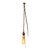 1990s Industrial Plug-in Swag Pendant Light With Chain For Sale