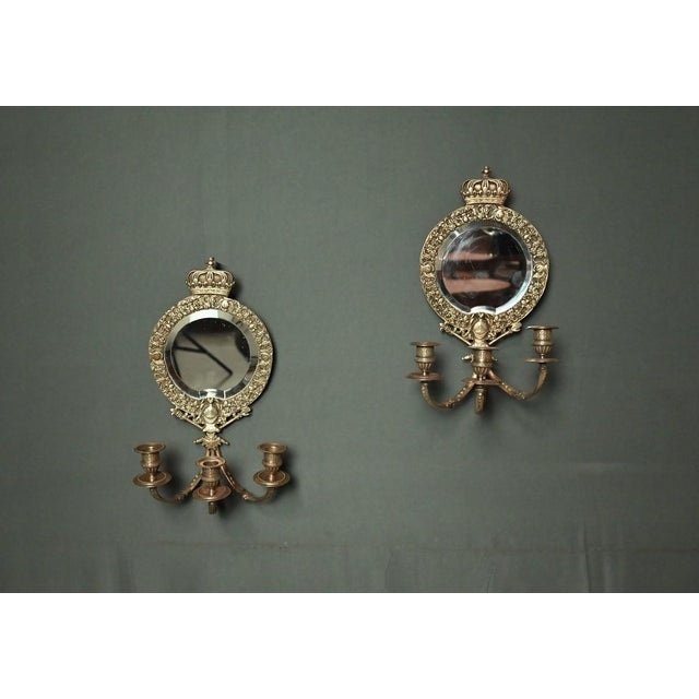 Bronze Wall Sconces, Set of 2 For Sale - Image 3 of 14