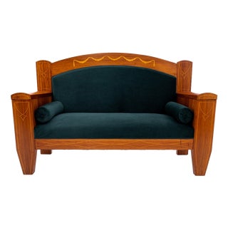 Antique Mahogany Sofa, Northern Europe, 1890 For Sale