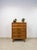 Vintage Heritage Tallboy Dresser Brutalist Brass Pulls Mid-Century Modern For Sale - Image 11 of 12