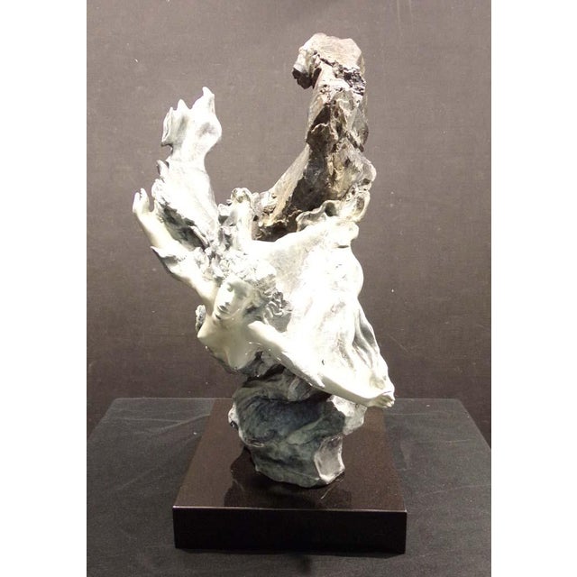 Metal Ira Reines "Mountains of the Sun" Bronze Sculpture Hand Signed For Sale - Image 7 of 7