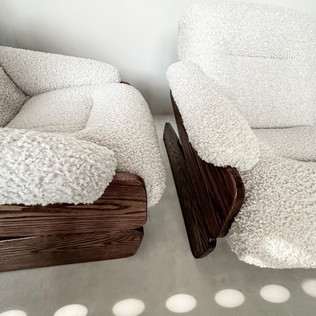 Set of Vintage Brutalist Sofa and Lounge Chair, 1970s For Sale - Image 16 of 18