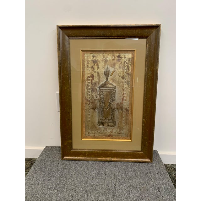 Tuscan Pair of Metal Art Pieces For Sale - Image 3 of 6