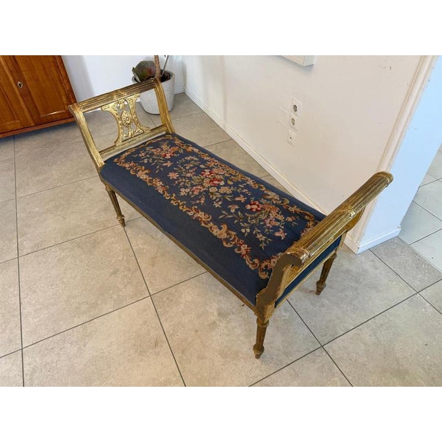 Chippendale Scissor Bench, 1920s For Sale - Image 10 of 17