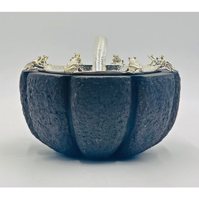 1980s 1980s Emilia Castillo Serving Molcajete Bowl & Spoon, Mexican Modern Silversmithing For Sale - Image 5 of 18