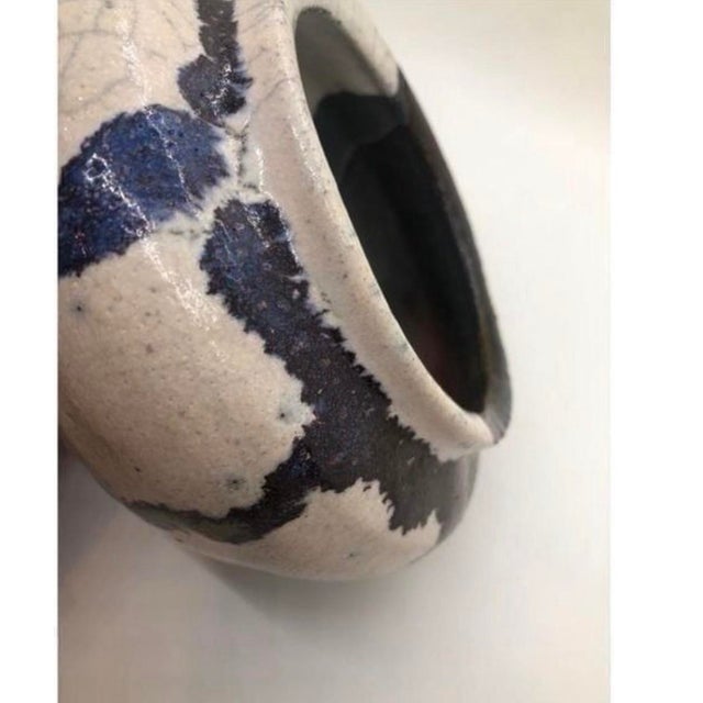 Vintage Studio Pottery Glazed Planter Pot Bowl 3.5” H X 4”—Signed Abstract Art For Sale - Image 11 of 12