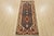 Tribal Heriz Runner 2’6” X 6’1” Blue Wool Tribal Hand-Knotted Oriental Rug For Sale - Image 3 of 11