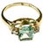 18k Gold Tourmaline and White Topaz Cocktail Ring For Sale In Tampa - Image 6 of 8
